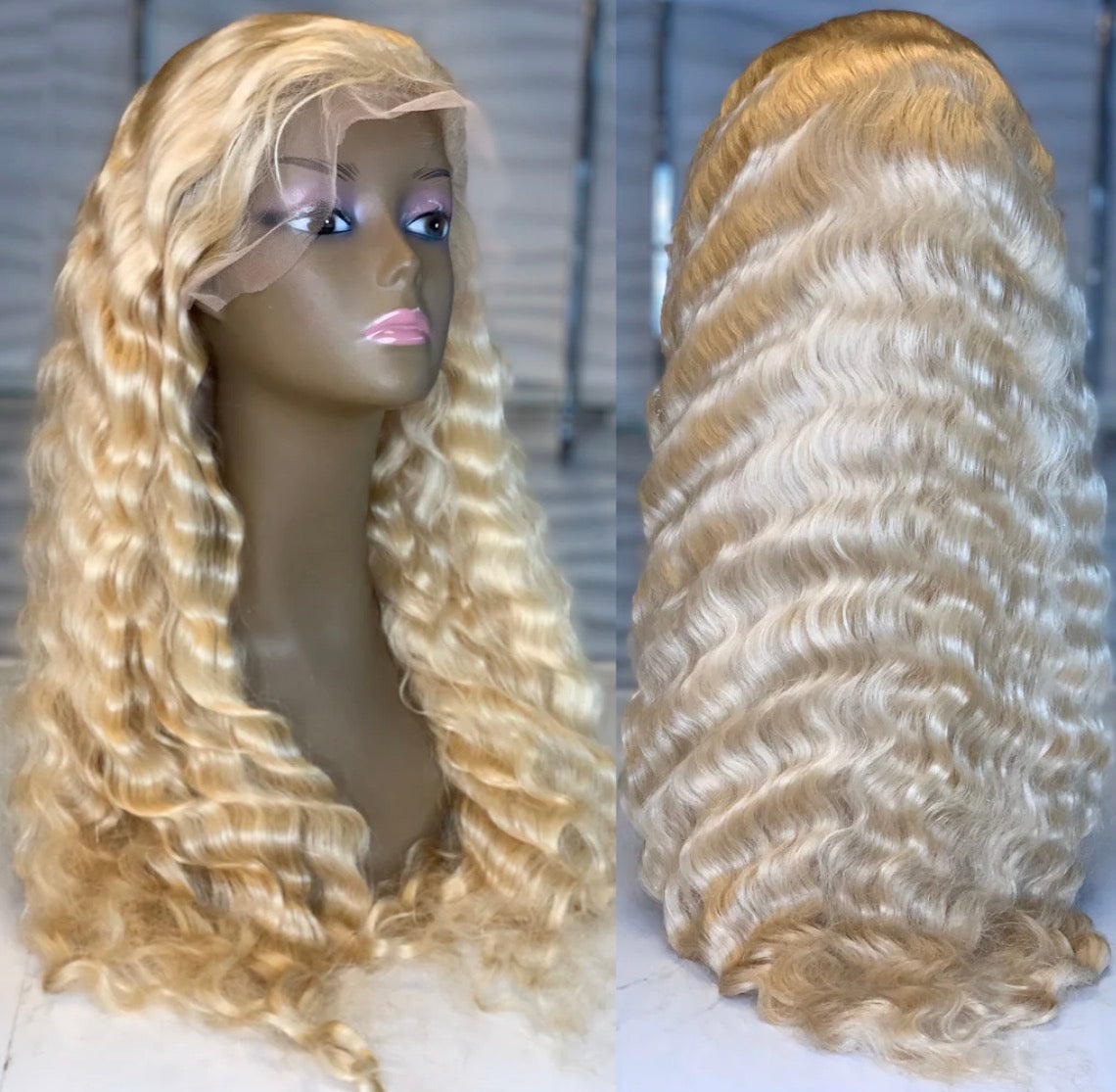 34”inch Deepwave 13x4 lacefront wig