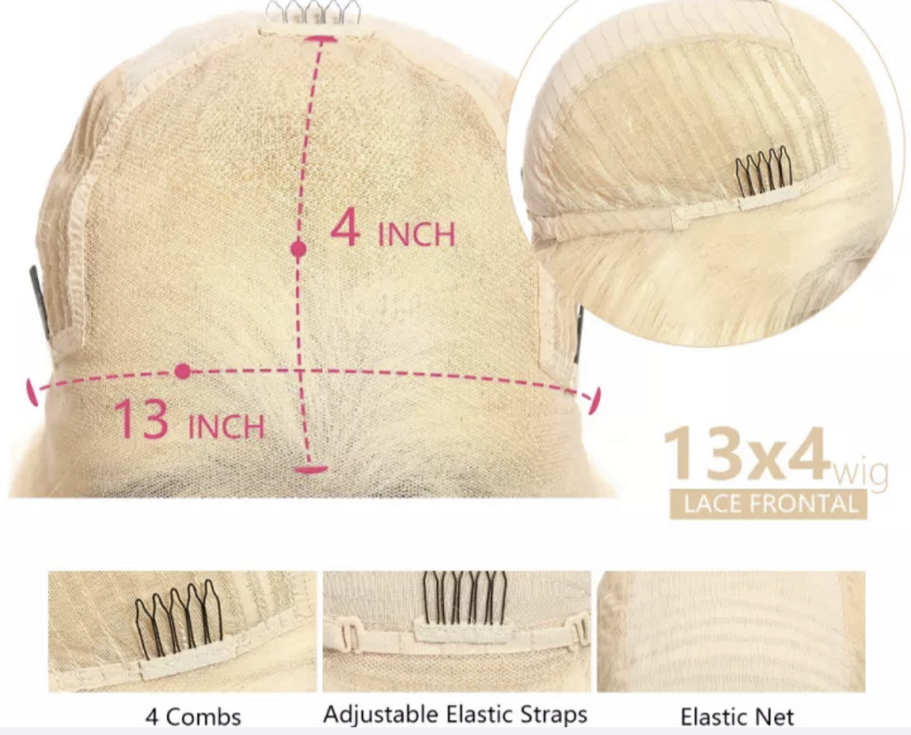 Hawaiian loosedeepwave 38”inch frontal wig